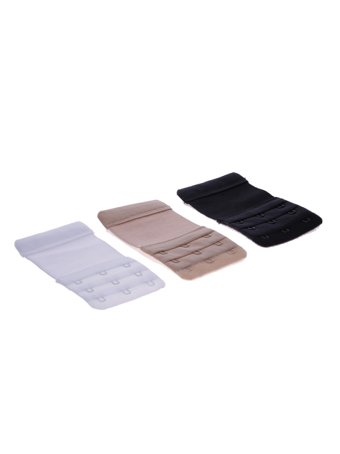 

Pink Flamingo Pack of 3 Bra Extender HC071, Black