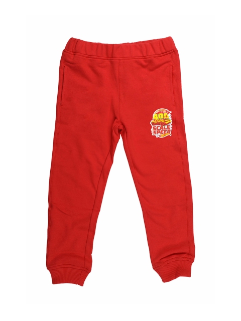 

Hot Wheels Kids Red Solid Joggers