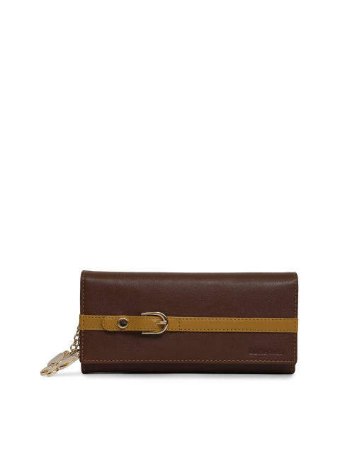 

Butterflies Women Brown Solid Two Fold Wallet