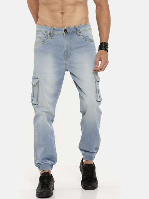 

Roadster Men Blue Jogger Mid-Rise Clean Look Stretchable Jeans
