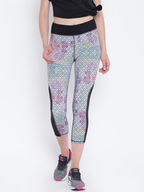

SATVA Women Multicoloured Printed Regular Fit Active Capris, Multi