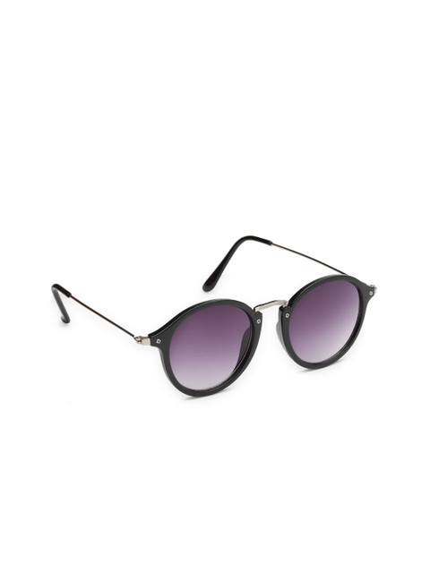 

Get Glamr Women Round Sunglasses SG-LT-MT-11-45-BLGR, Black