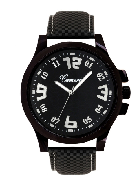 

Camerii Men Black Dial Watch WC35SB