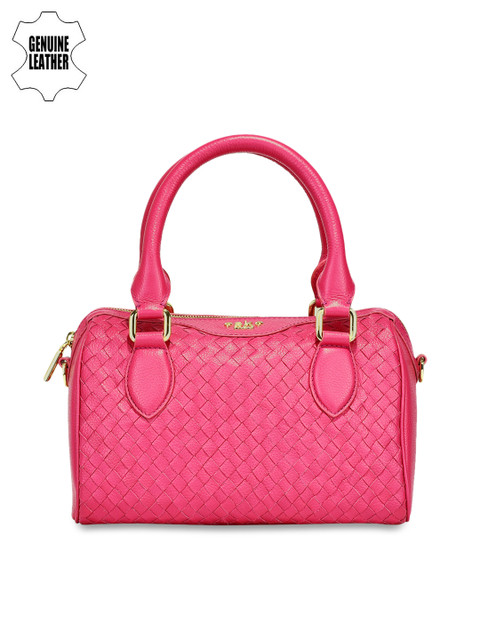 

Eske Pink Quilted Leather Handheld Bag