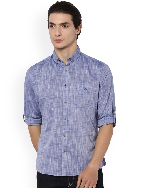 

Van Heusen Sport Men Blue Slim Fit Printed Casual Shirt