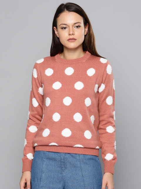 

Chemistry Women Pink Printed Pullover