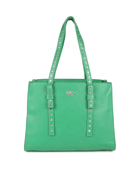 

E2O Green Solid Shoulder Bag