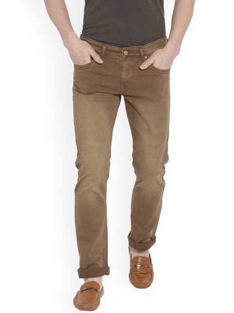 

Duke Men Brown Slim Fit Mid-Rise Clean Look Jeans