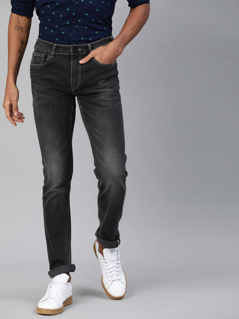 

Pepe Jeans Men Black Super Skinny Fit Low-Rise Clean Look Stretchable Jeans