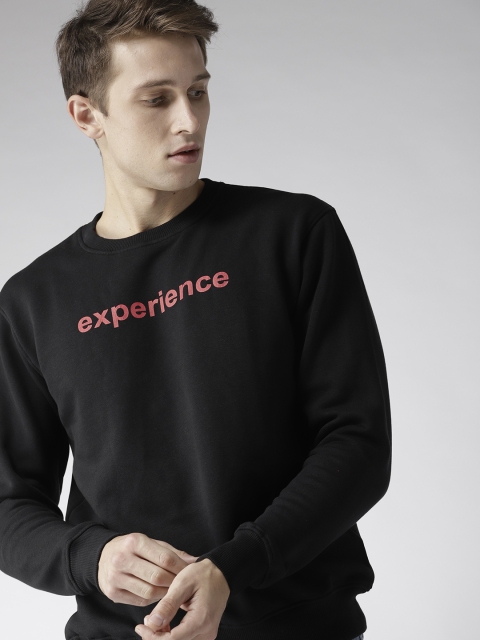 

Harvard Men Black Solid Sweatshirt