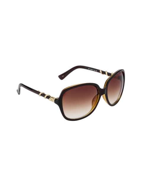 

Ted Smith Women Square Sunglasses TS757 C9, Brown