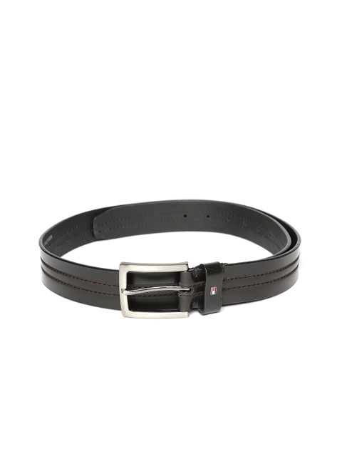 

Tommy Hilfiger Men Black Solid Belt