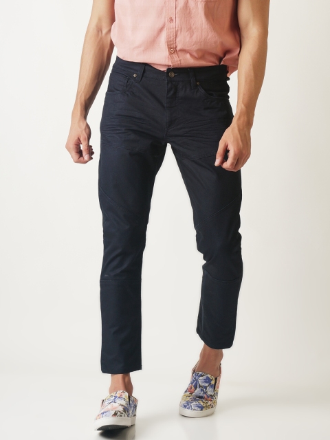 

Blue Saint Men Navy Blue Slim Fit Mid-Rise Clean Look Jeans