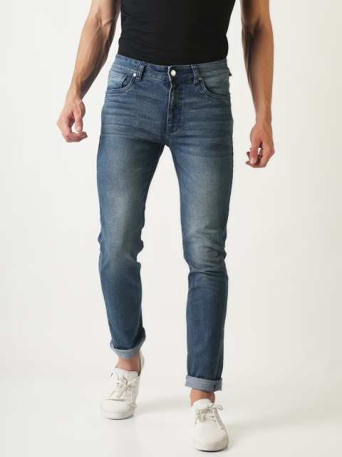 

Blue Saint Men Blue Slim Fit Mid-Rise Clean Look Jeans