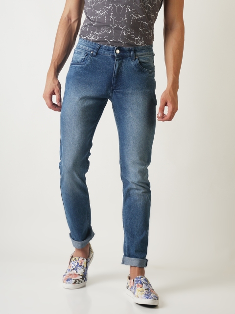 

Blue Saint Men Blue Slim Fit Mid-Rise Clean Look Jeans