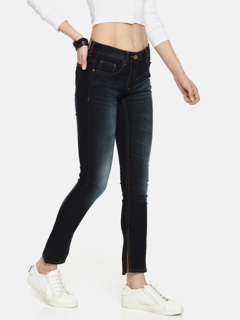 

Roadster Women Blue Skinny Fit Mid-Rise Clean Look Stretchable Jeans