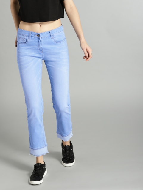 

Roadster Women Blue Skinny Fit Mid-Rise Clean Look Stretchable Jeans