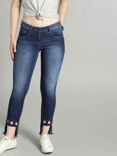 

Roadster Women Blue Skinny Fit Mid-Rise Clean Look Stretchable Jeans