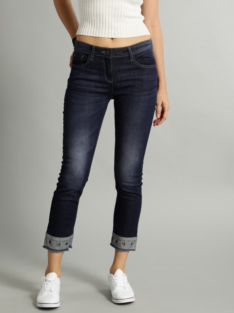 

Roadster Women Blue Skinny Fit Mid-Rise Clean Look Stretchable Jeans