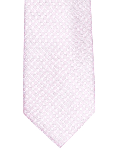 

Louis Philippe Pink Silk Woven Design Broad Tie
