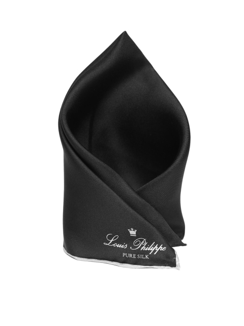 

Louis Philippe Black Silk Pocket Square