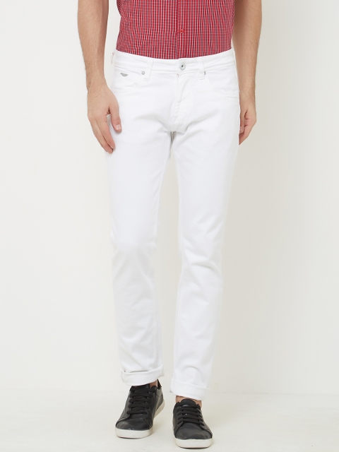 

Lawman pg3 Men White Slim Fit Mid-Rise Clean Look Jeans