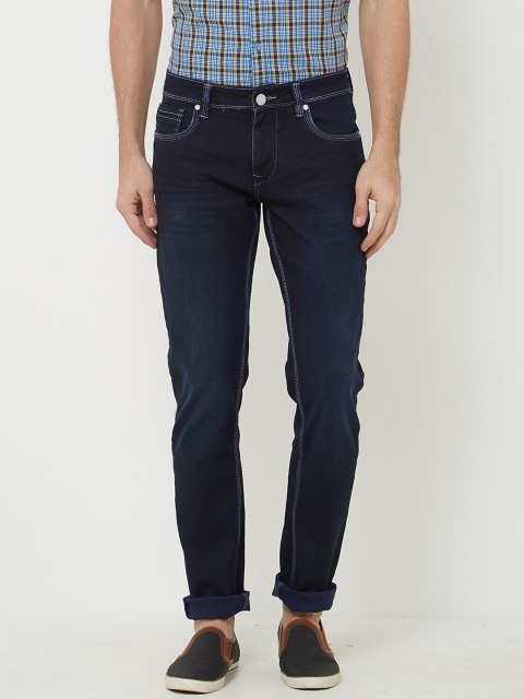 

Lawman pg3 Men Navy Blue Slim Fit Mid-Rise Clean Look Jeans
