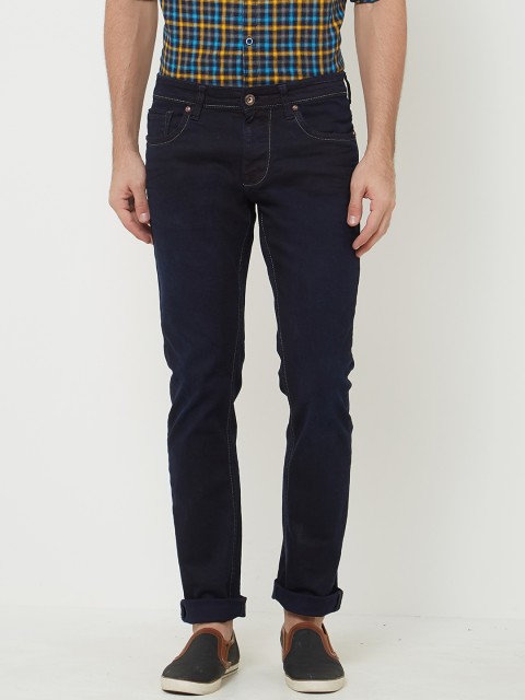 

Lawman pg3 Men Navy Blue Slim Fit Mid-Rise Clean Look Jeans