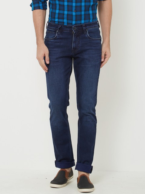 

Lawman pg3 Men Navy Blue Slim Fit Mid-Rise Clean Look Jeans