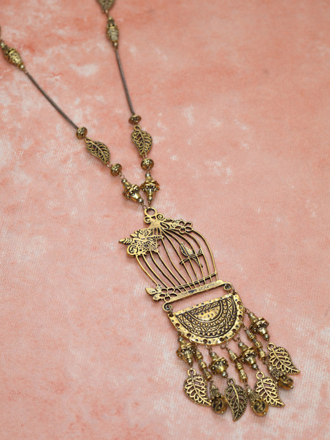 

DIVA WALK Women Gold-Toned Brass Handcrafted Necklace