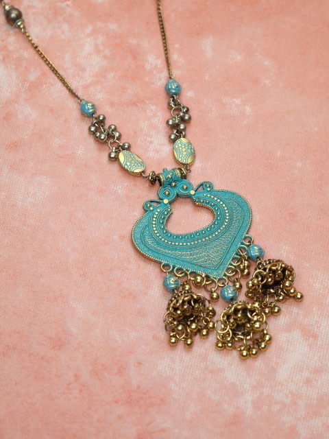 

DIVA WALK Women Gold-Plated Brass Handcrafted Necklace