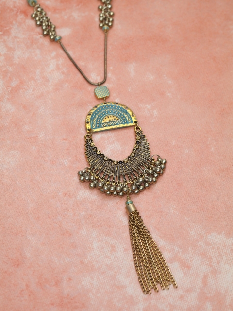 

DIVA WALK Women Gold-Plated Brass Handcrafted Necklace