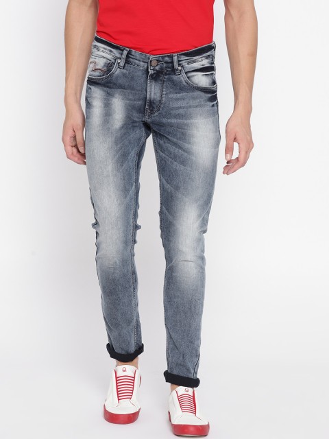 

SPYKAR Men Blue Skinny Fit Low-Rise Clean Look Stretchable Jeans