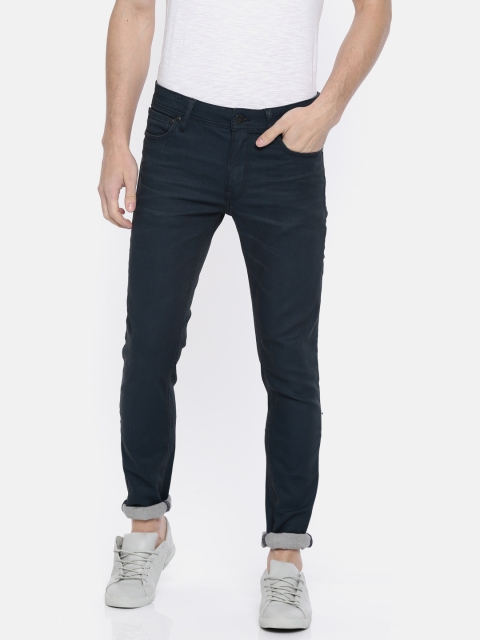 

Jack & Jones Men Blue Super Skinny Fit Low-Rise Clean Look Stretchable Jeans