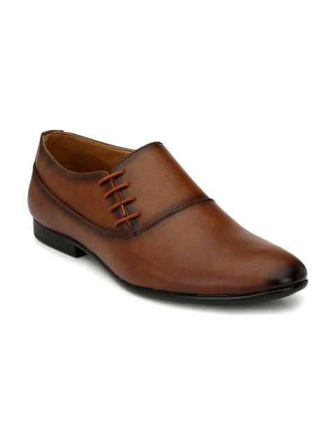 

Ferraiolo Brown Slip-On Semi-Formal Shoes