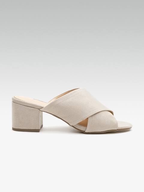 

DOROTHY PERKINS Women Beige Solid Sandals