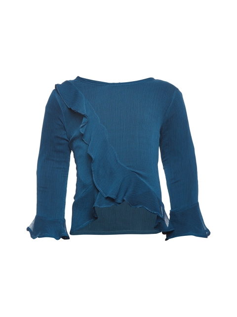 

Oxolloxo Girls Blue Solid Top