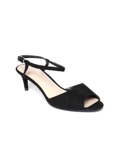 

Marks & Spencer Women Black Solid Sandals