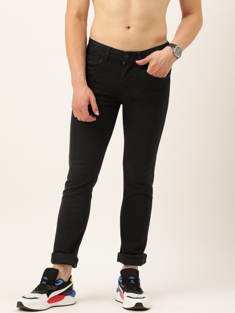 

Flying Machine Men Black Prince Slim Fit Mid-Rise Clean Look Stretchable Jeans