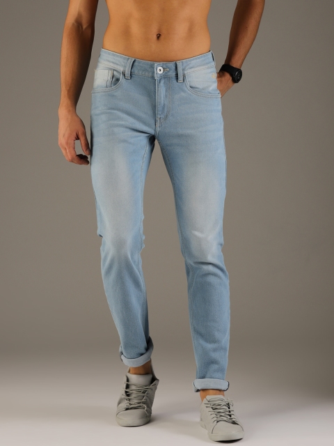 

Flying Machine Men Blue Jackson Skinny Fit Low-Rise Clean Look Stretchable Jeans