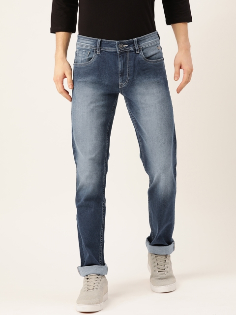 

Flying Machine Men Blue Micheal Slim Fit Heavy Fade Stretchable Jeans