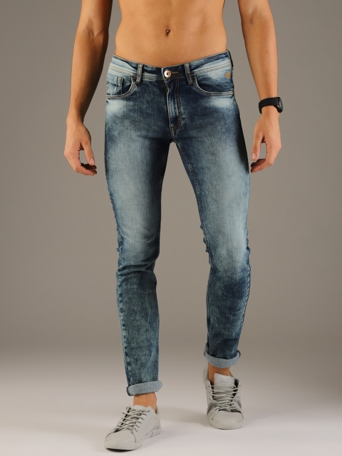 

Flying Machine Men Blue Jackson Skinny Fit Low-Rise Clean Look Stretchable Jeans