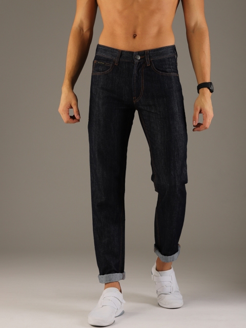 

Flying Machine Men Blue Prince Slim Fit Mid-Rise Clean Look Jeans