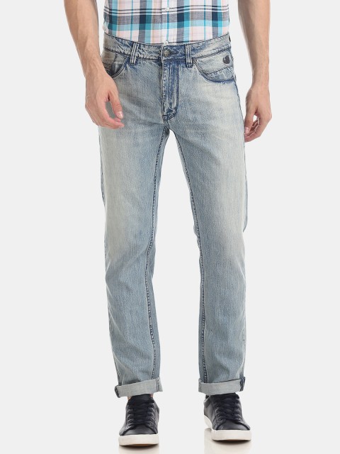 

Flying Machine Men Blue Prince Slim Fit Mid-Rise Clean Look Jeans
