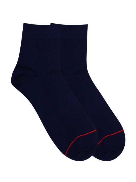 

Soxytoes Men Navy Blue Solid Socks