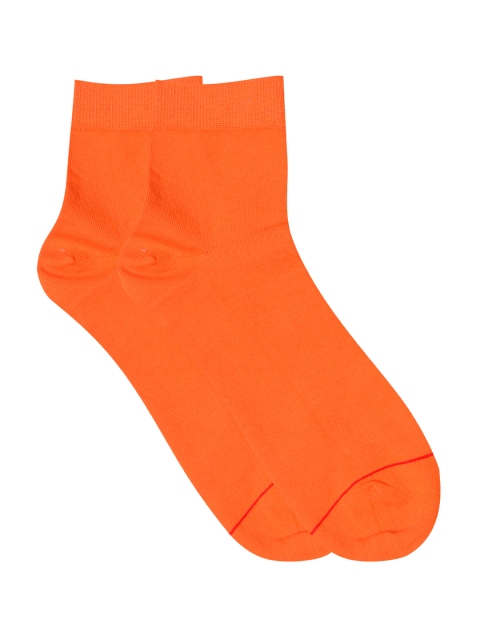 

Soxytoes Men Orange Solid Socks