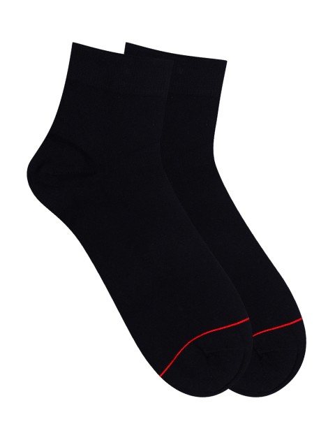 

Soxytoes Men Black Solid Socks