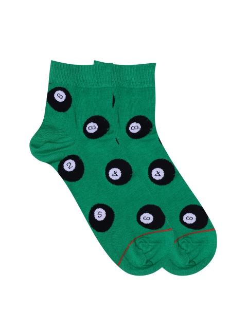 

Soxytoes Men Green Printed Socks