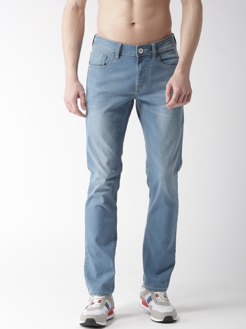

Flying Machine Men Blue Slim Fit Mid-Rise Clean Look Stretchable Jeans