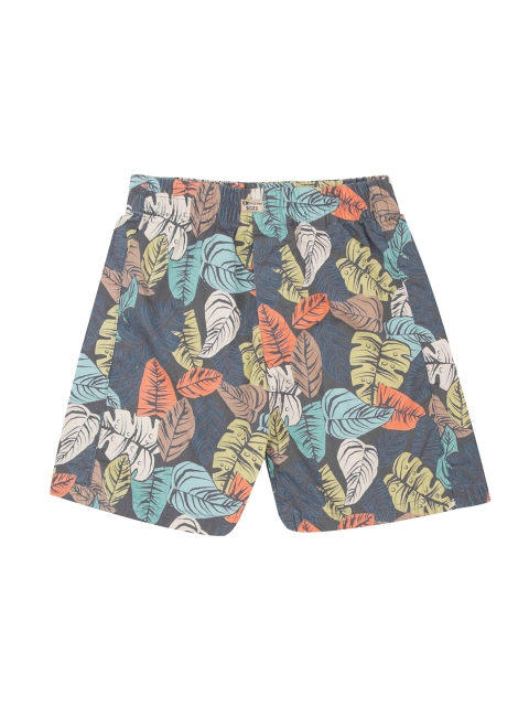 

Flying Machine Boys Blue Solid Slim Fit Regular Shorts